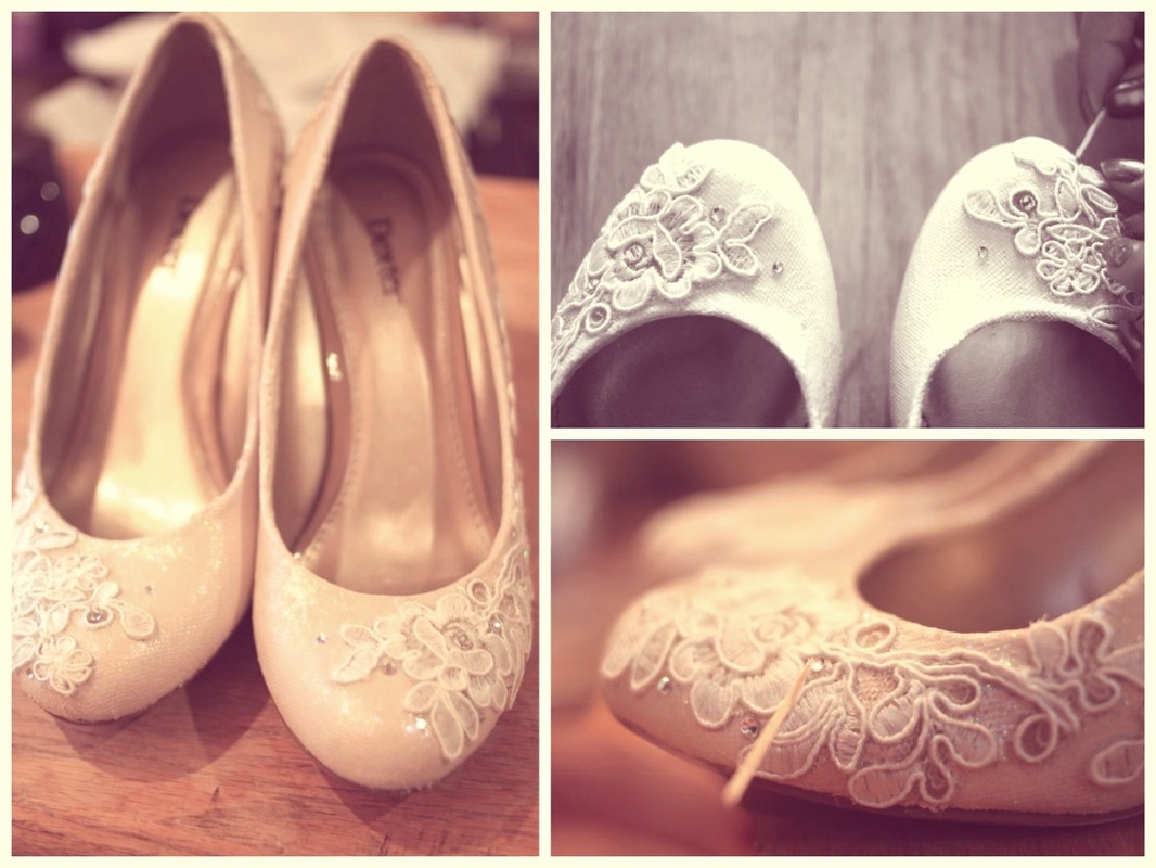 DIY Lace shoes tutorial - This Golden Hour